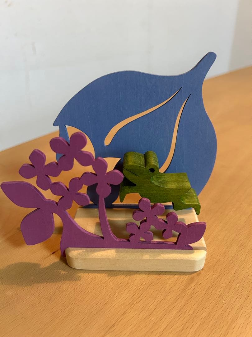 ブレーメンの音楽隊　季節木製置物セット　12ヶ月