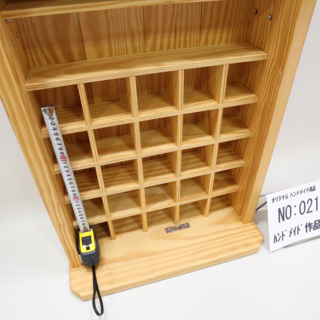 木製飾り棚　ハンドメイド　レトロ風　02164
