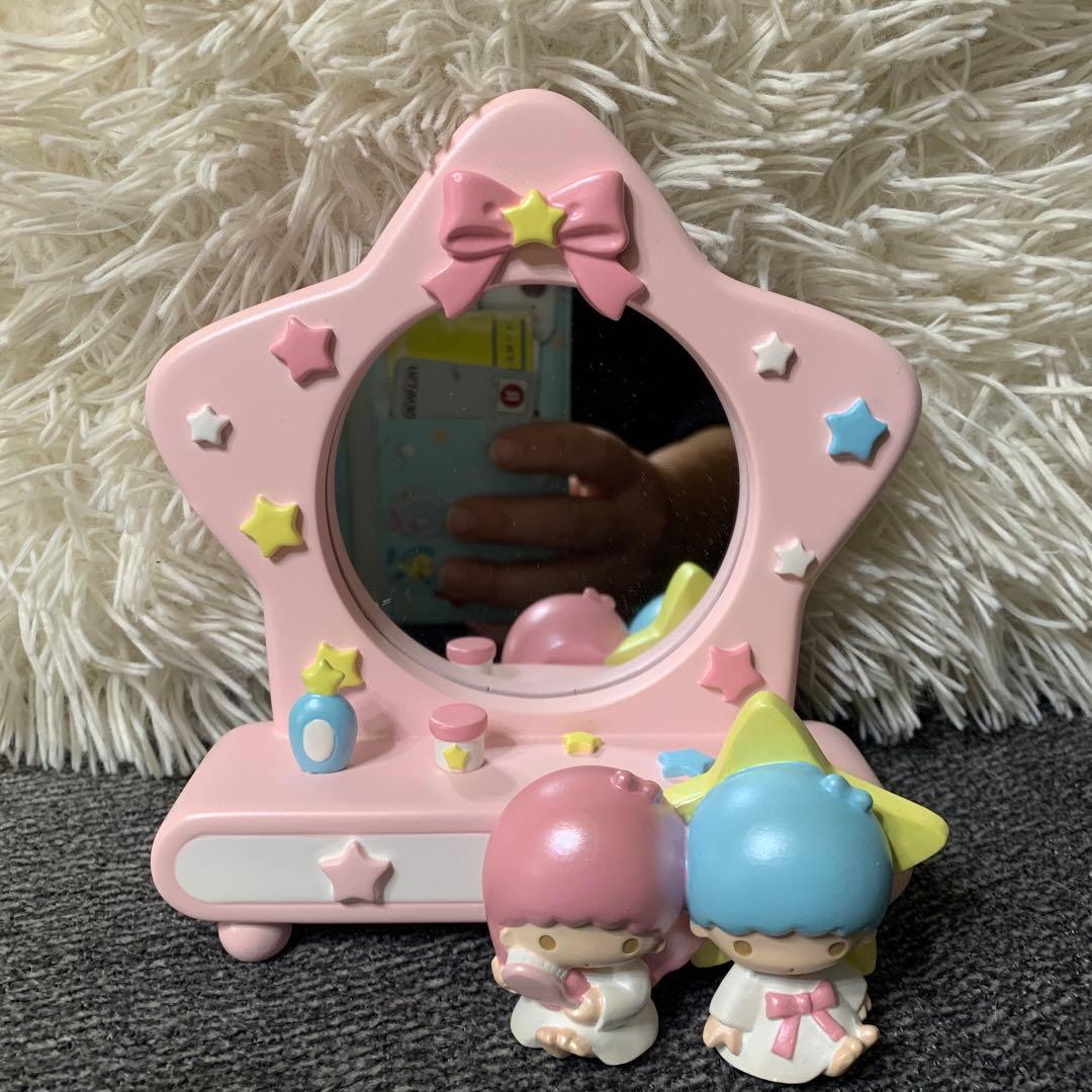 希少 キキララ リトルツインスター スタンドミラー 鏡 サンリオ - メルカリ