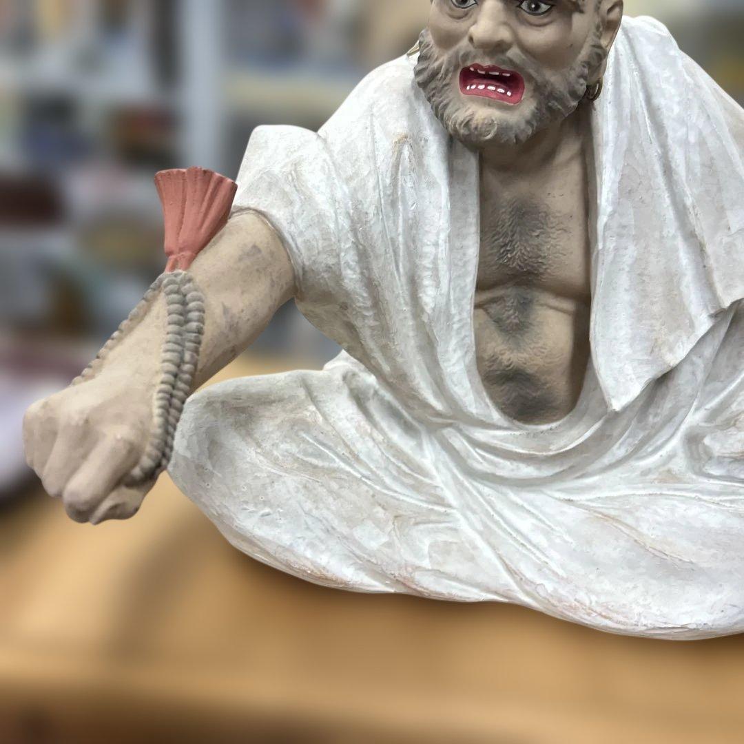 時代物 無形文化財 博多人形　師中村衍涯作　達磨『喝』　置物