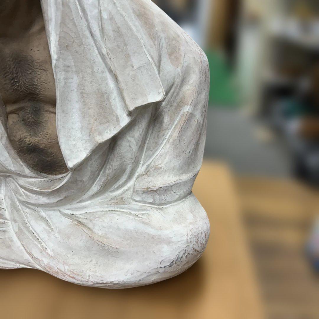 時代物 無形文化財 博多人形　師中村衍涯作　達磨『喝』　置物