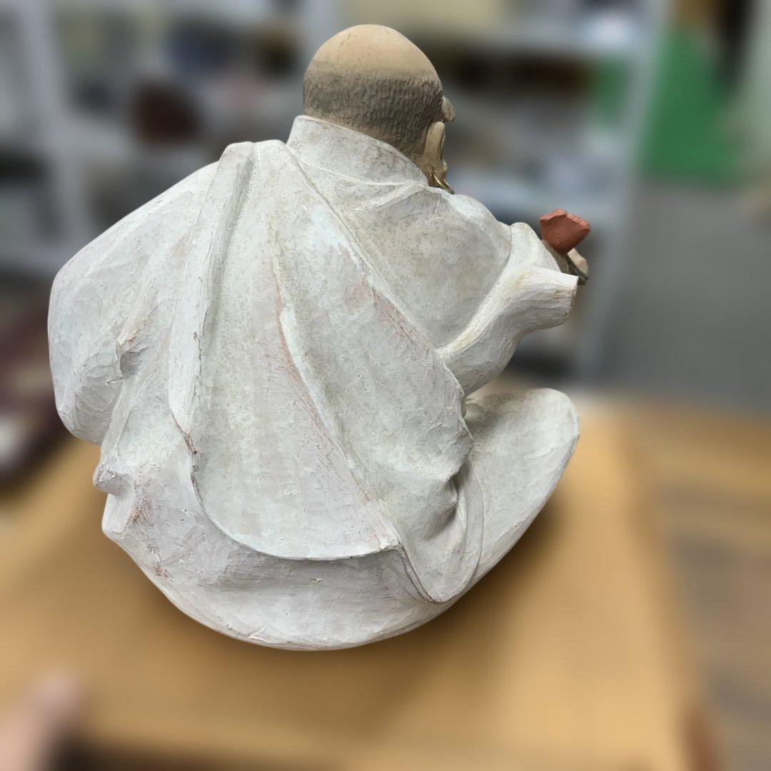 時代物 無形文化財 博多人形　師中村衍涯作　達磨『喝』　置物