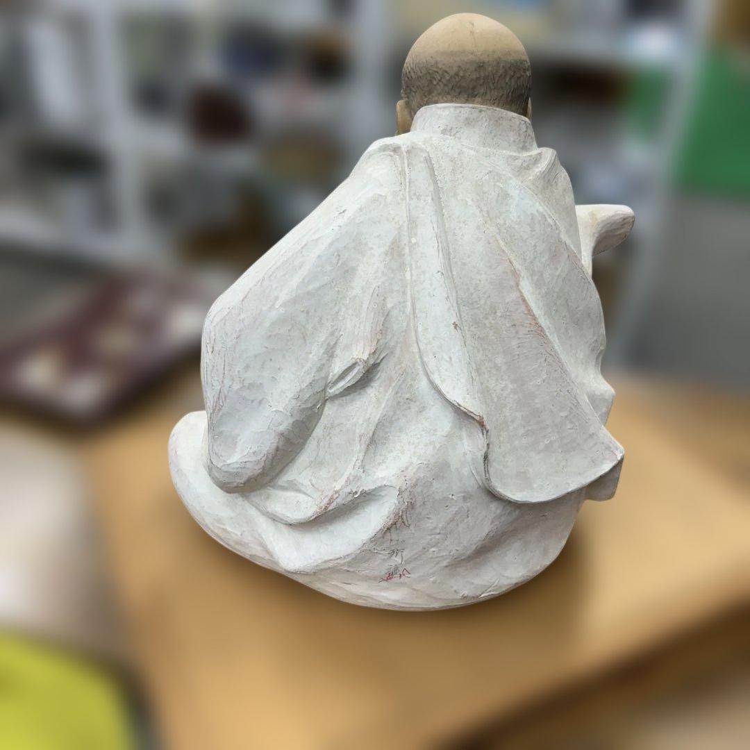 時代物 無形文化財 博多人形　師中村衍涯作　達磨『喝』　置物