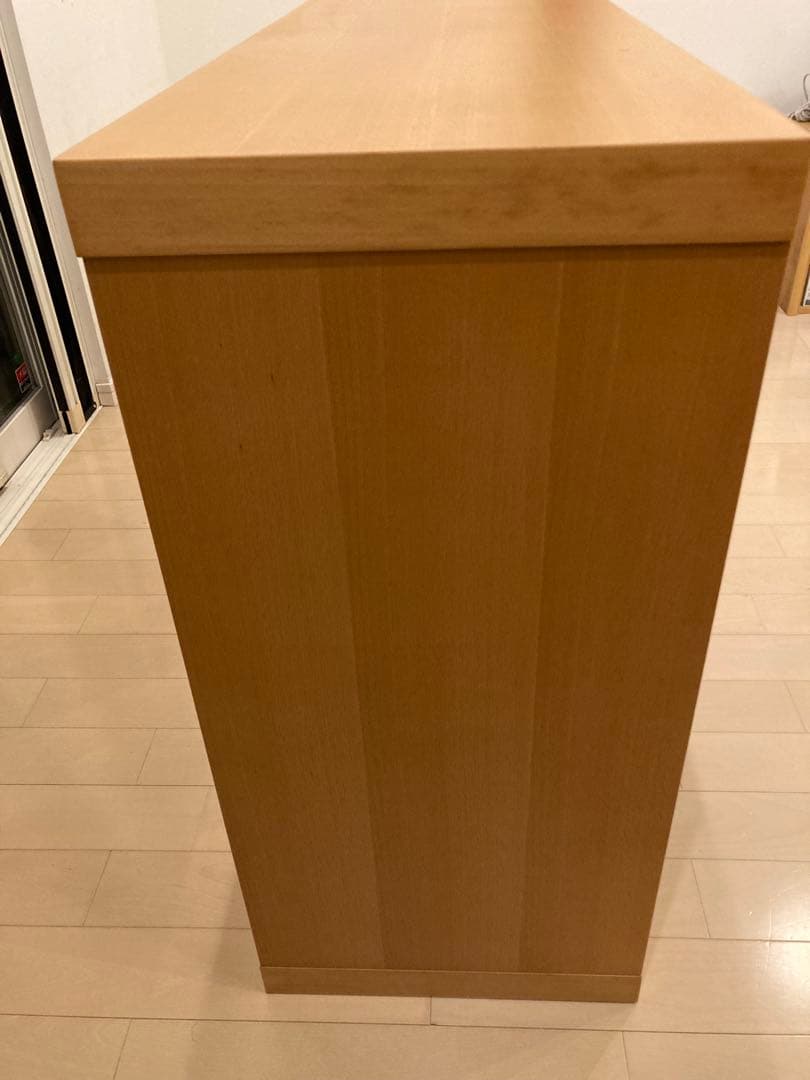 【美品】無印良品　スタッキングシェルフ　ビーチシェルフ　オープンシェルフ