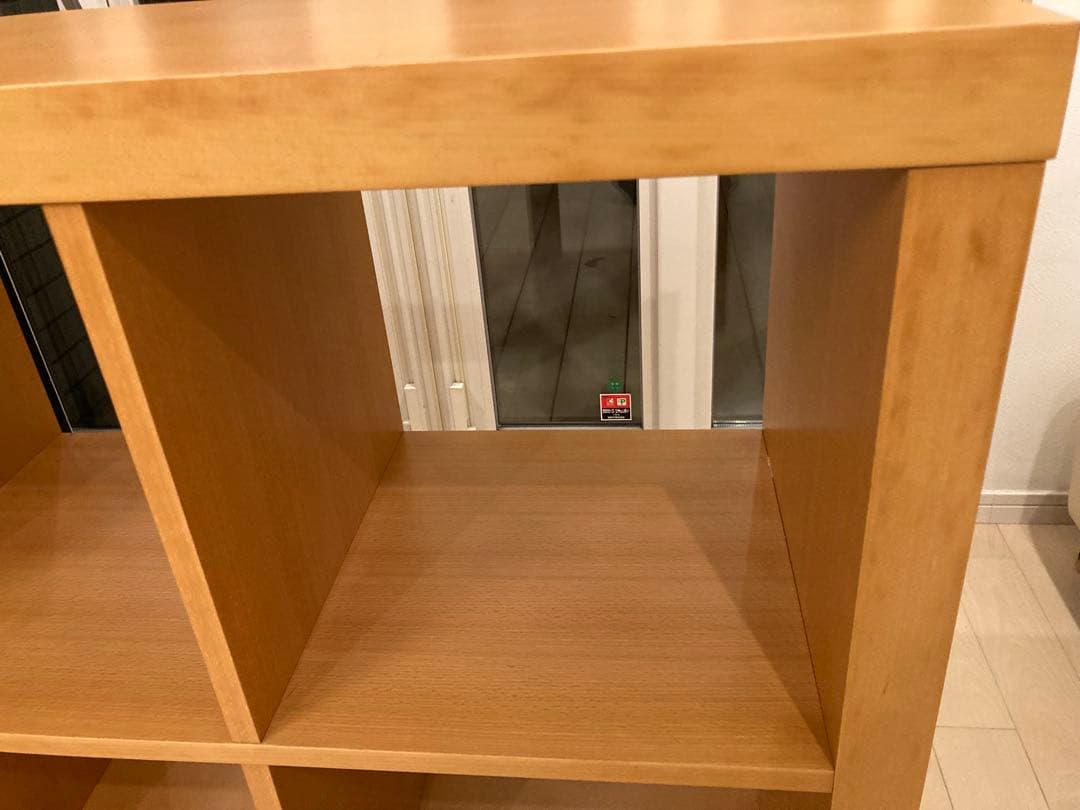 【美品】無印良品　スタッキングシェルフ　ビーチシェルフ　オープンシェルフ