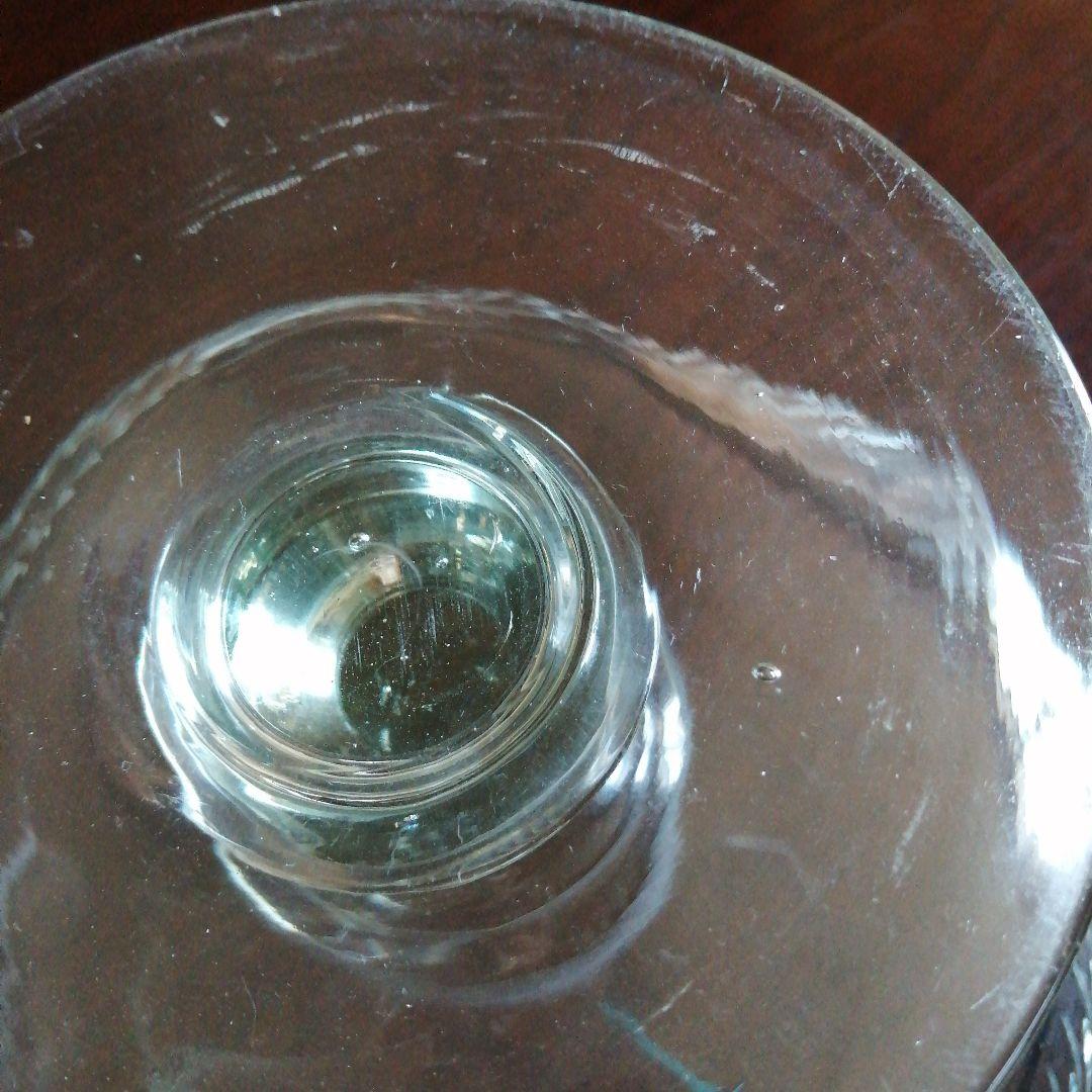 大正ガラス　コンポート　20.5cm　大正期