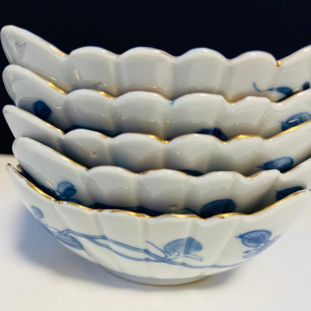 大明萬暦年製　フリル　四角鉢