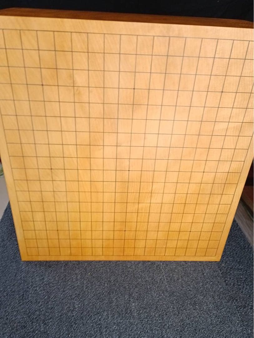 本榧碁盤柾目6寸1分　未使用品