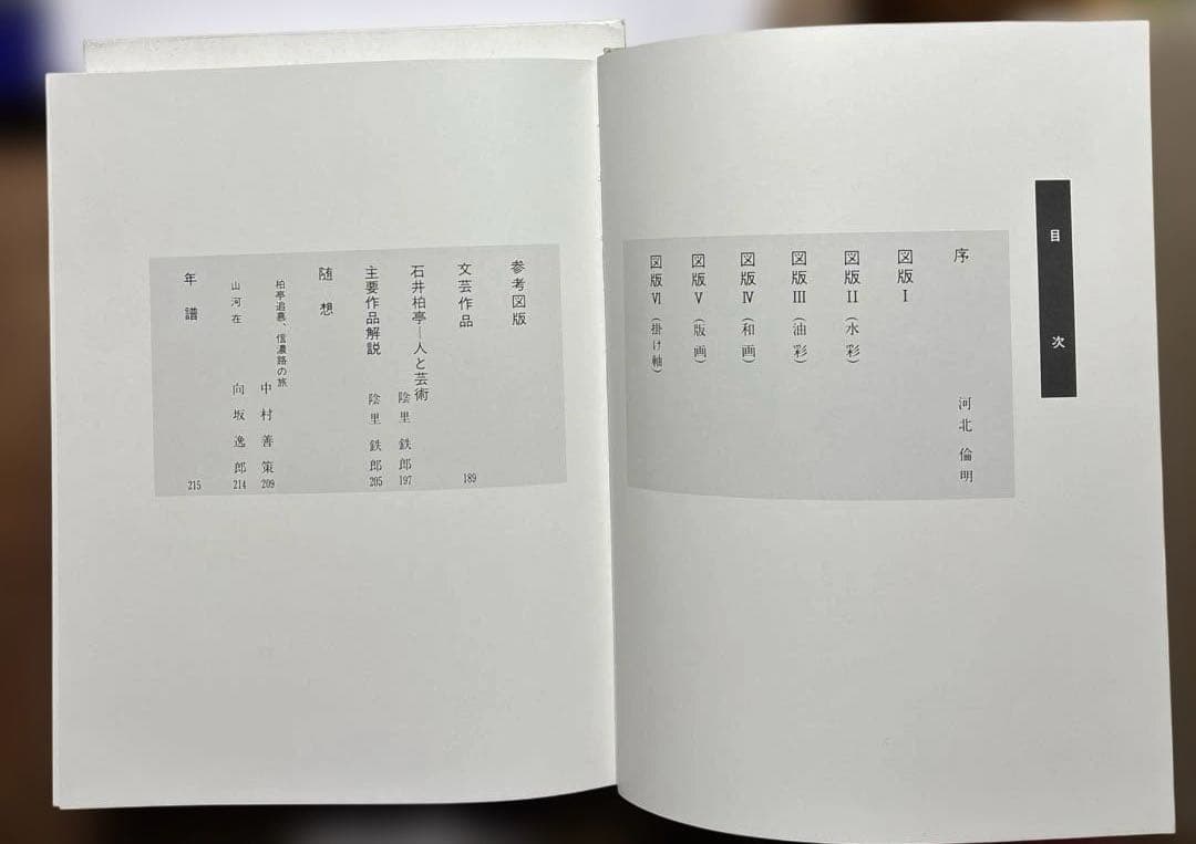 石井柏亭画集 限定3000部のうち544番 河北倫明監修 信濃毎日新聞社刊