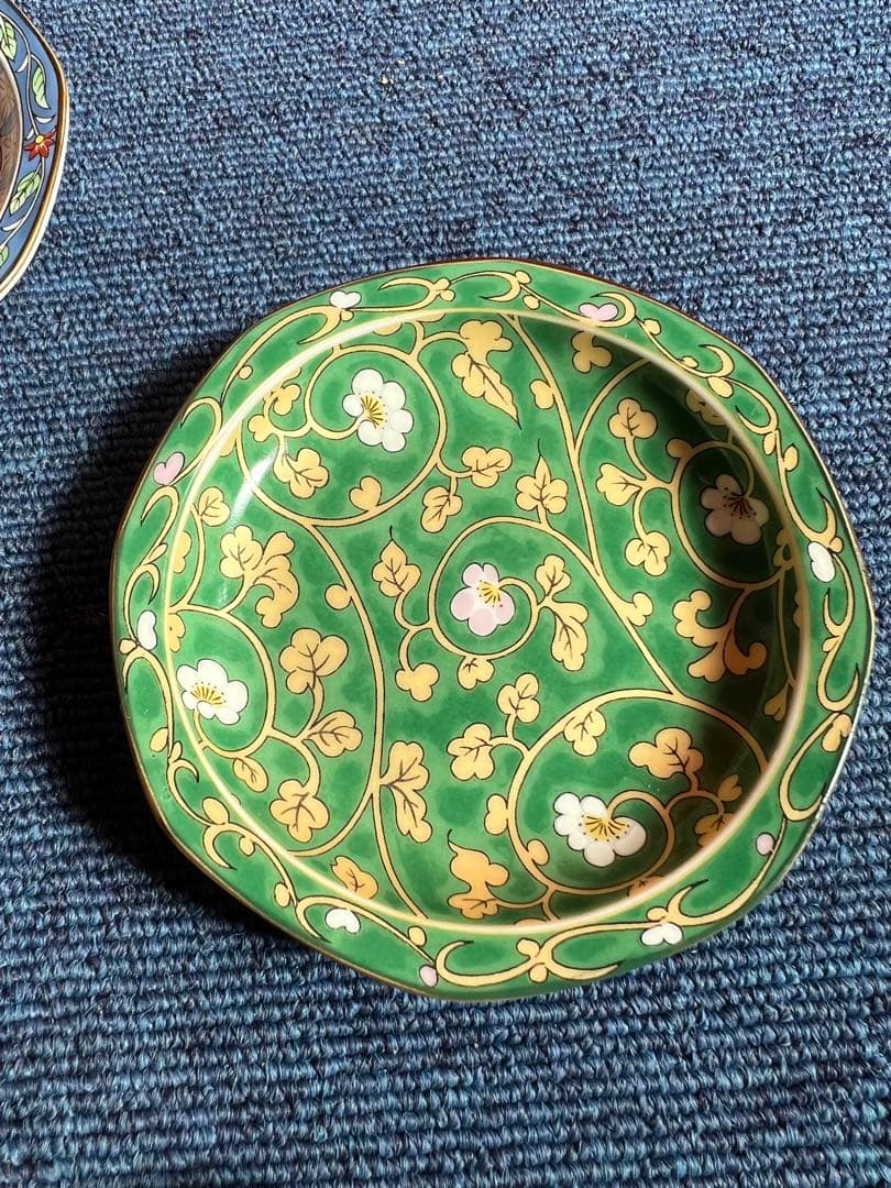 1025 有田焼　天王窯　絵変り　皿　5客　未使用