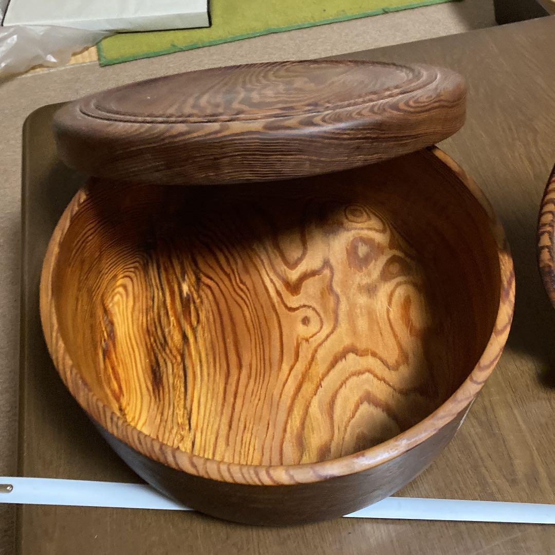 肥松　の茶器入れ　飾りおぼん