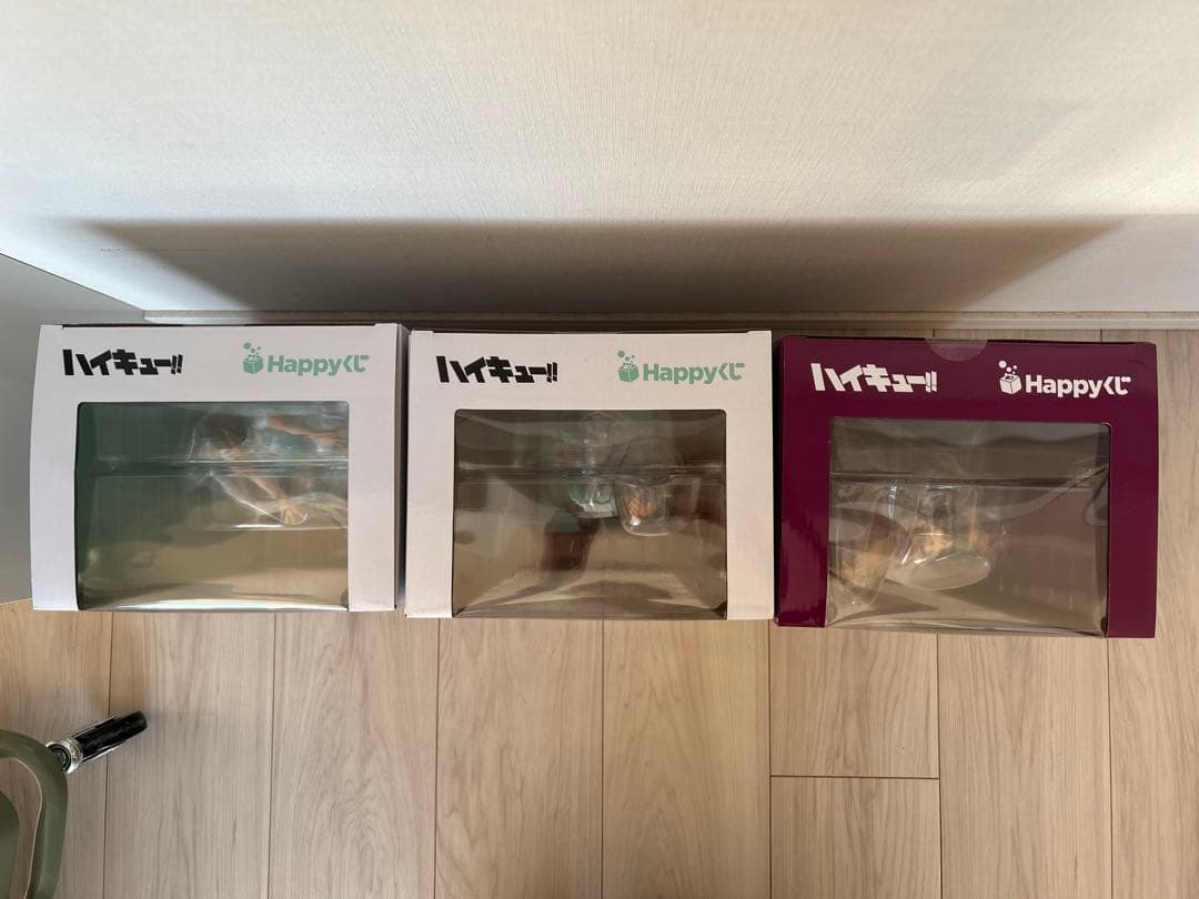 【未開封】ハイキュー!! Happyくじ　牛島若利、及川徹 岩泉一、フィギュア