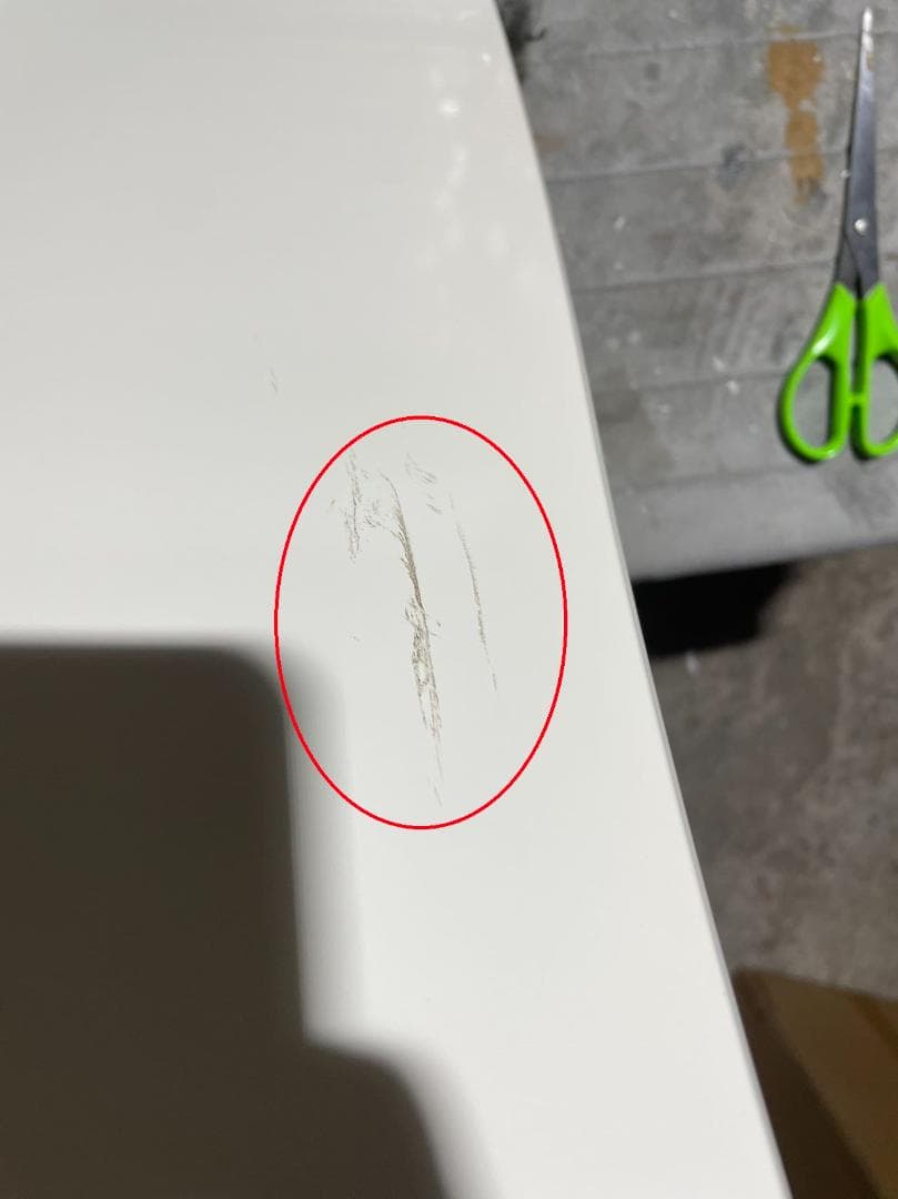 モダン ホワイト ドレッサー 訳あり品 J201-100-49 デスクのみ