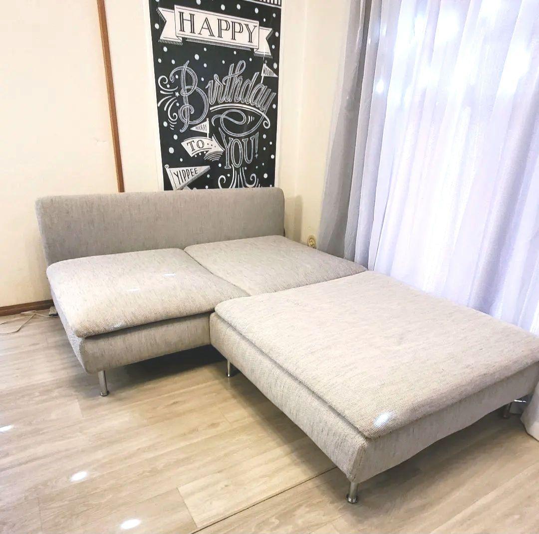 IKEA ソーデルハムン　 3人掛けソファコンパクト VIARPベージュブラウン