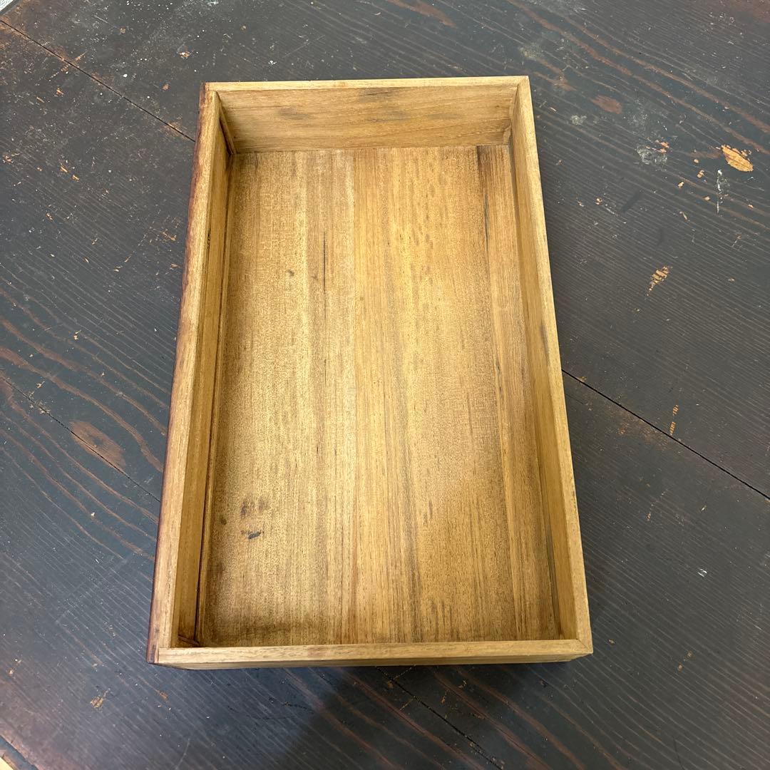 【値下げ】木製 キャビネット 両開き扉＋引き出し付き／収納棚 古家具