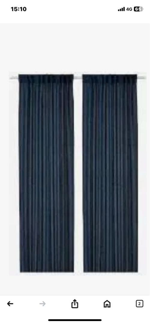 DYTÅG 遮光ドレープカーテン 2枚セット 2点まとめて