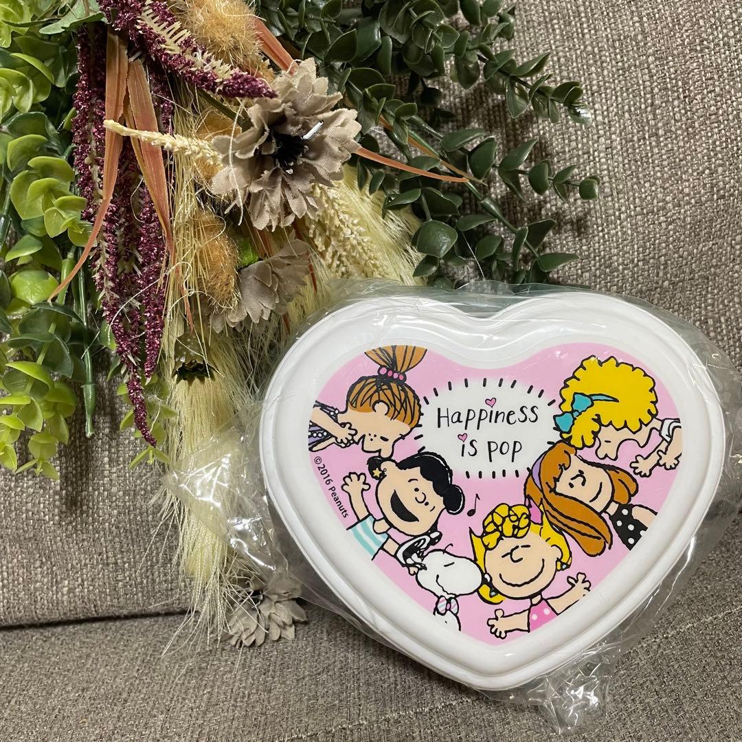 PLAZA スヌーピー 3P ランチハート ランチボックス　お弁当箱　保存容器
