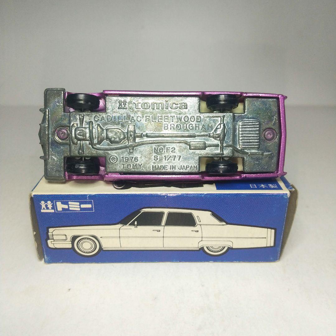 (3974)トミカ 青箱 日本製 キャデラック フリートウッド ブローアム