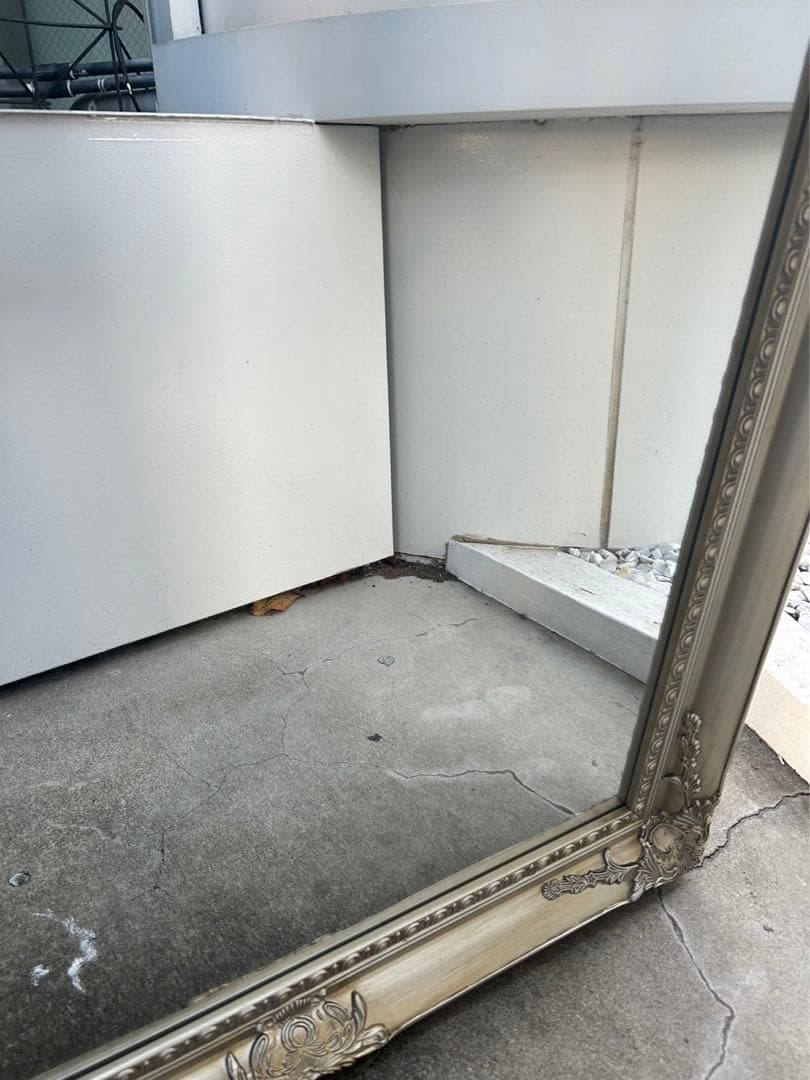 送料込み⭐︎アンティーク調　特大　全身鏡　幅90 値下げ交渉可