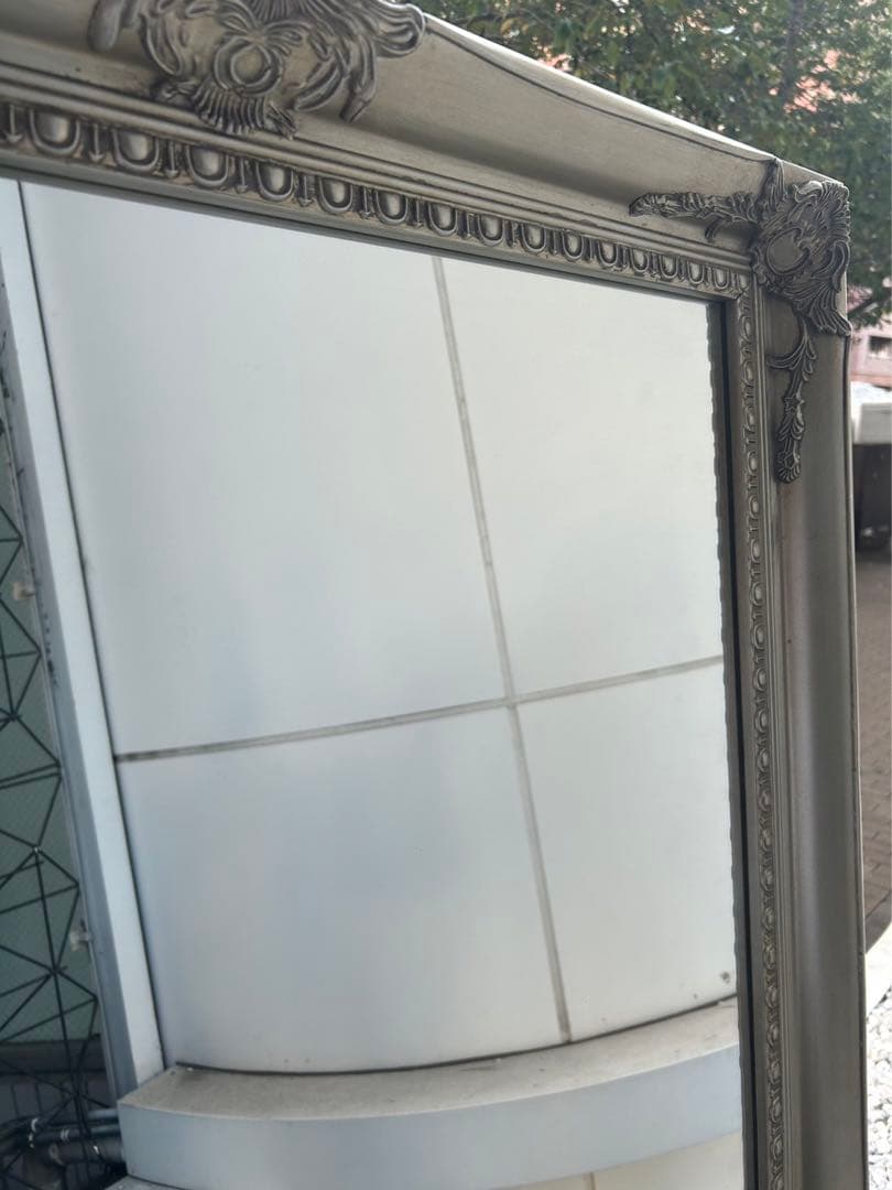 送料込み⭐︎アンティーク調　特大　全身鏡　幅90 値下げ交渉可
