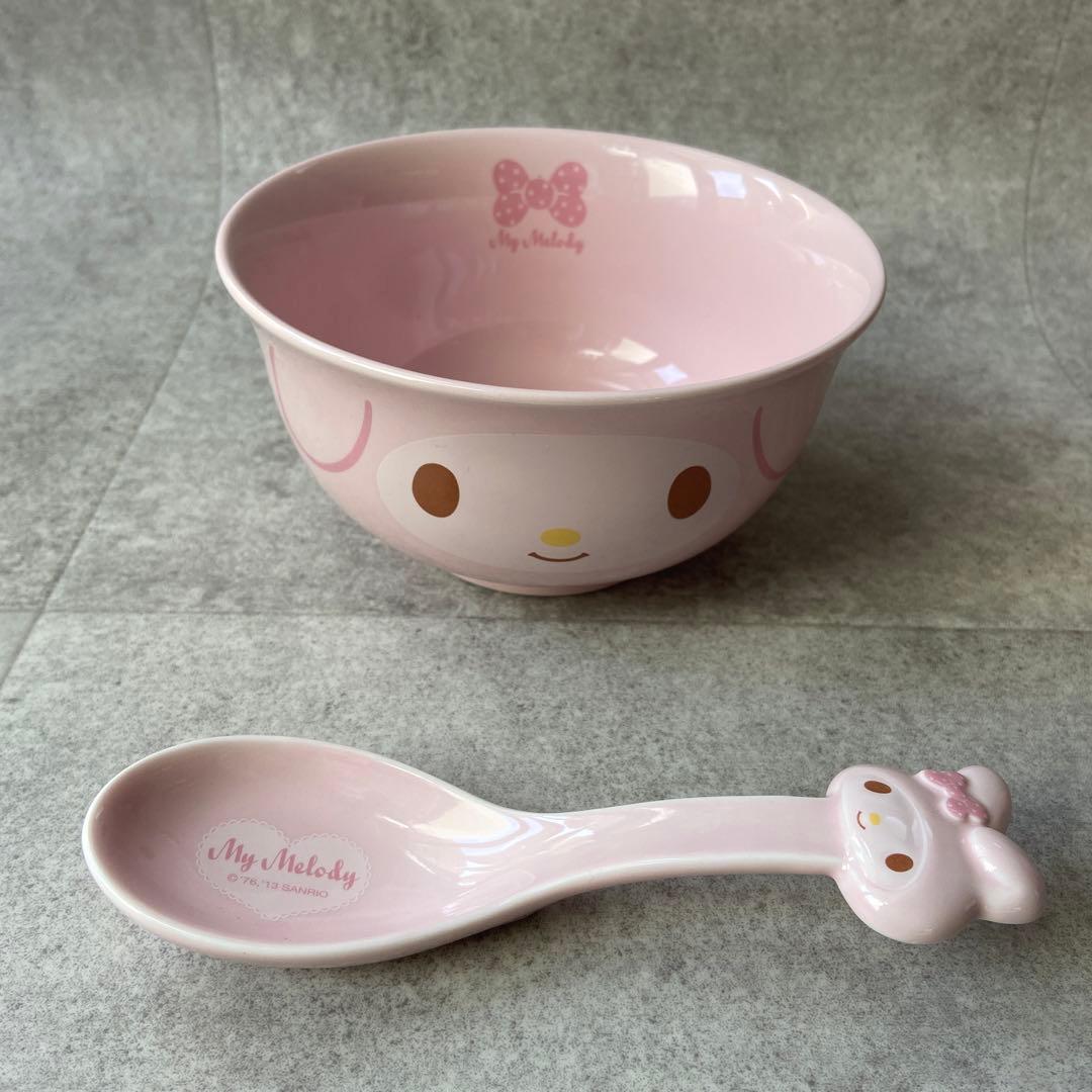 新品◎ マイメロ どんぶり レンゲ セット 2013年 レトロ SANRIO - メルカリ