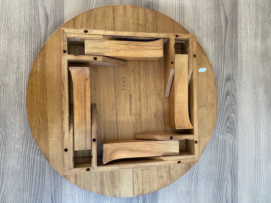 ドラえもん　ドラミちゃん　ちゃぶ台　木製