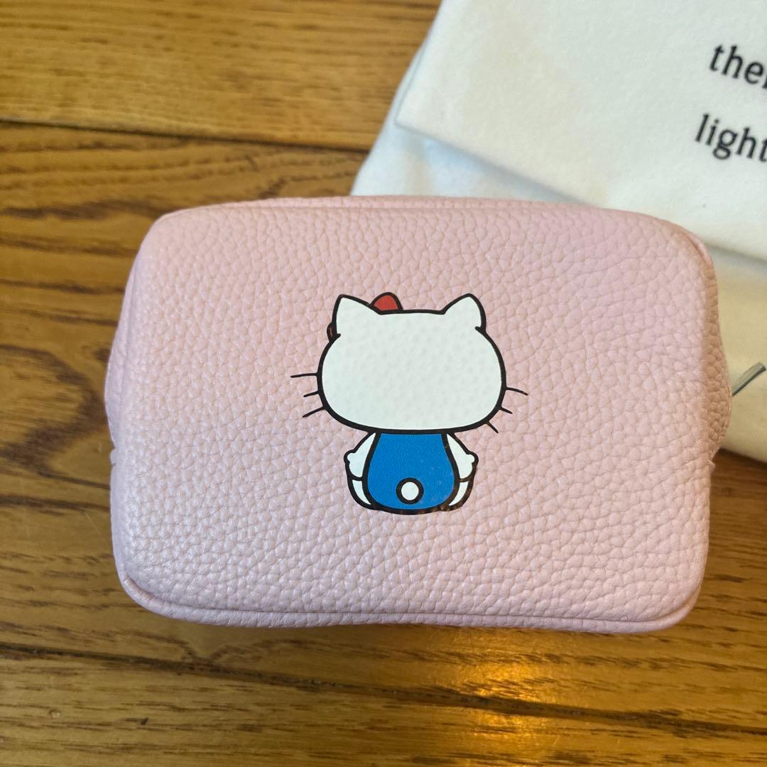 thehigh lights mini'pouch' more キティ ピンク
