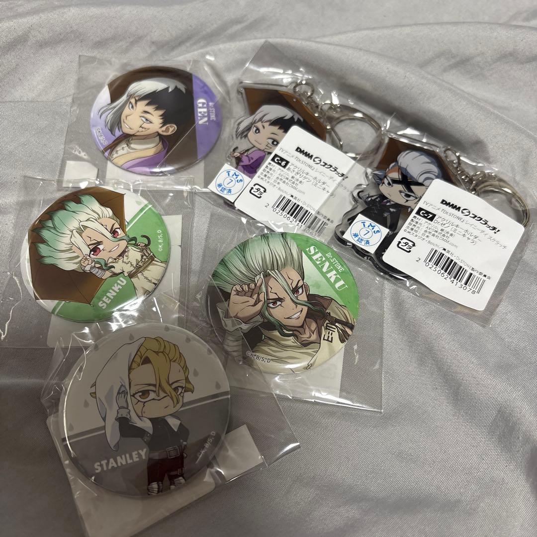 Dr.STONE レイニーデイ スクラッチ DMM 缶バッジ セット - メルカリ