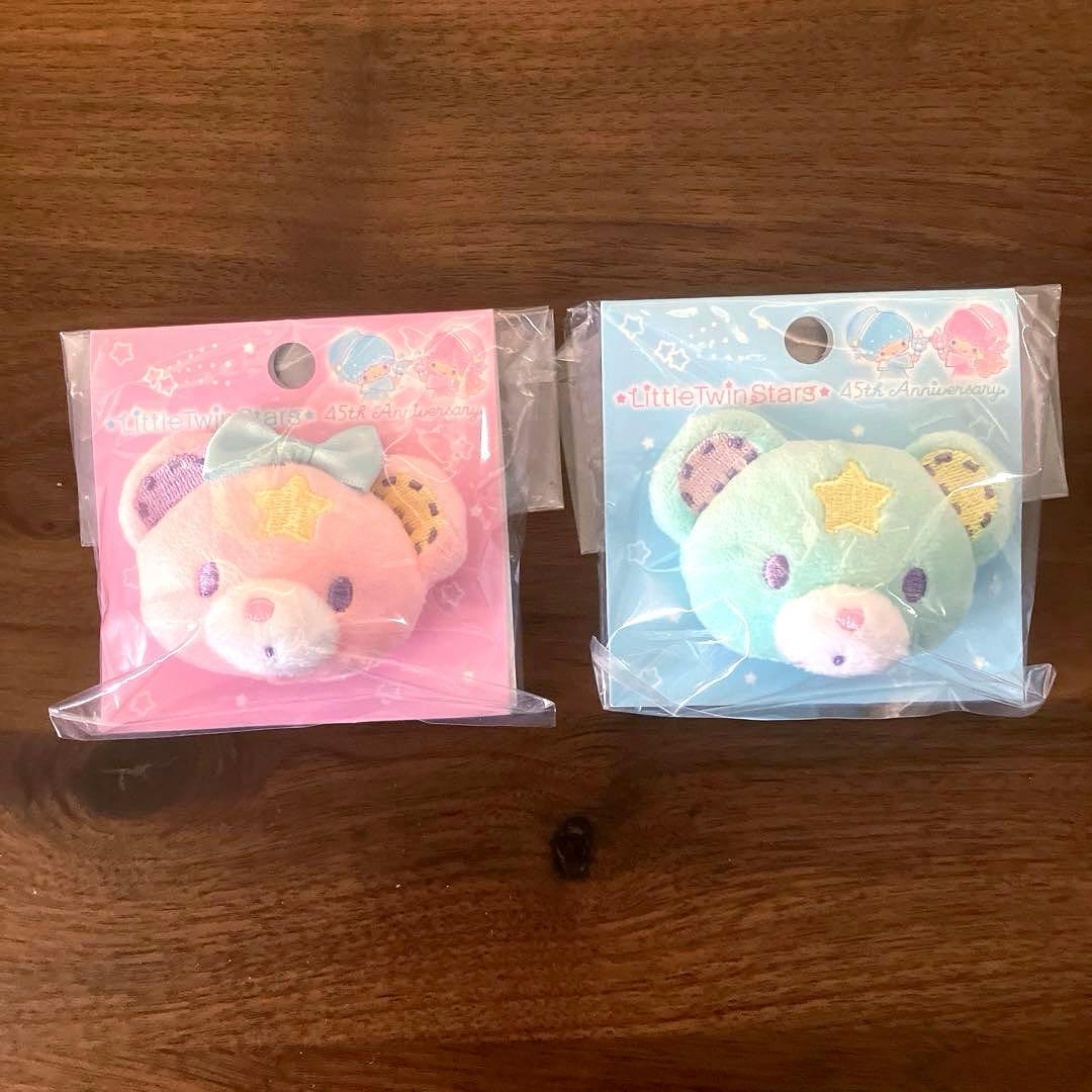 パフポフ リトルツインスターズ マスコットブローチ キキララ サンリオ
