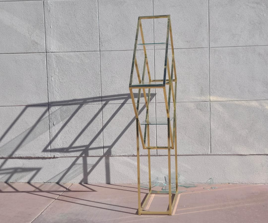 その他 70s Holly wood regency shelf