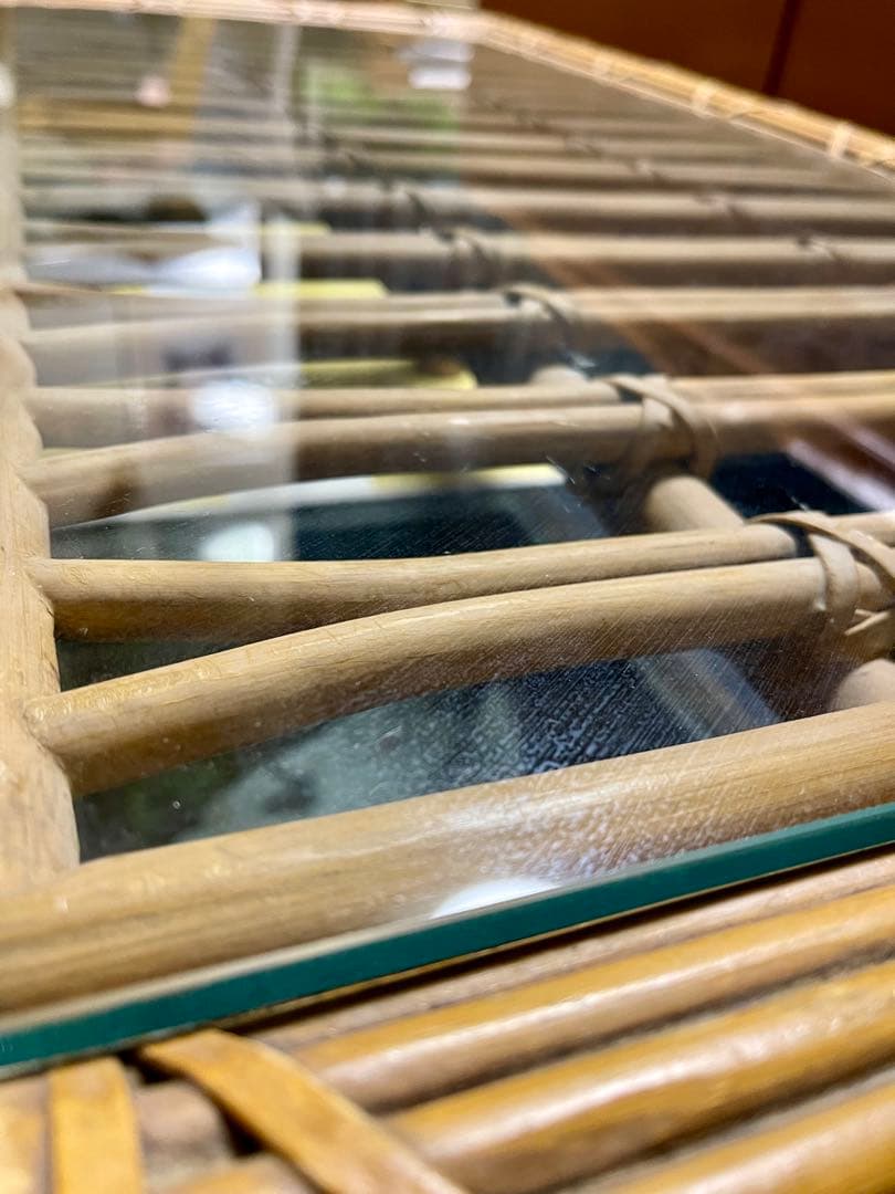 moon days！　ラタン ガラス テーブル センター リビング 南の島