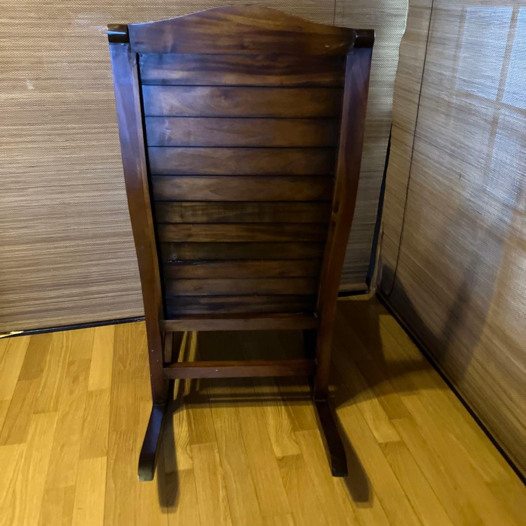 木製　ロッキンキグチェアー　ヴィンテージ レトロ　カントリー調