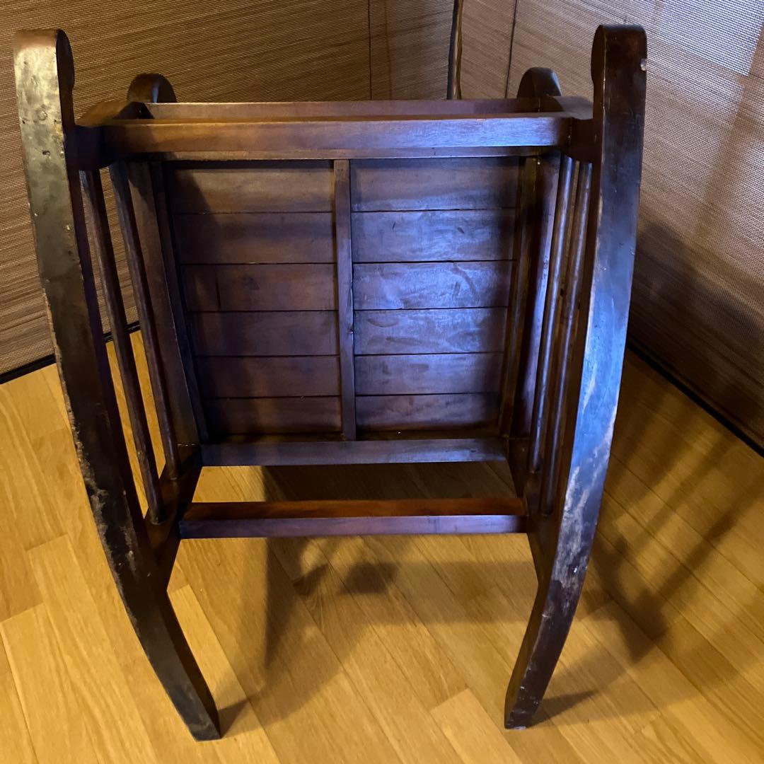 木製　ロッキンキグチェアー　ヴィンテージ レトロ　カントリー調