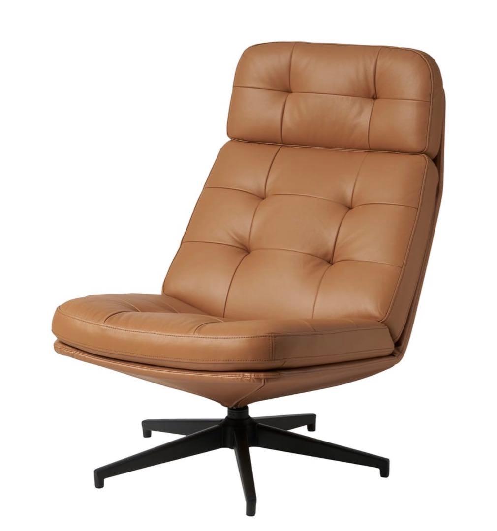 HAVBERG 2024 回転イージーチェア, ゴールデンブラウン