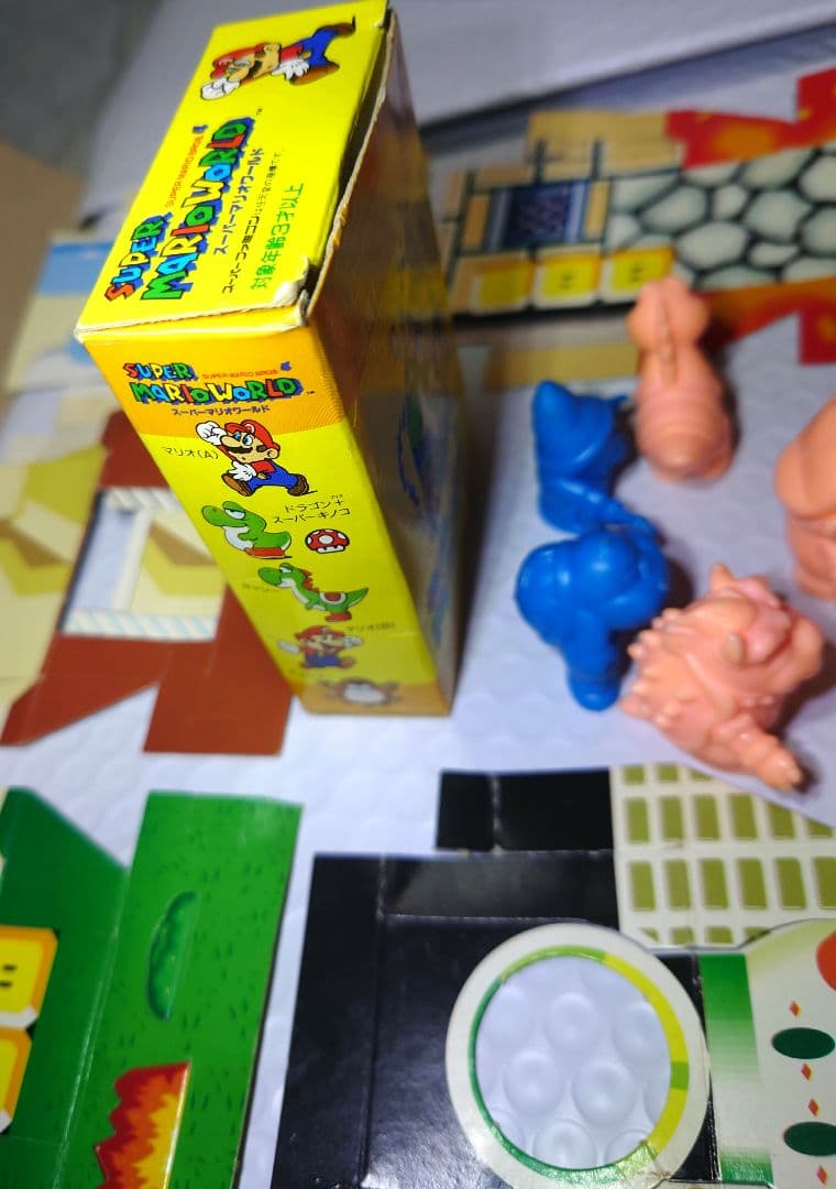1991年 スーパー マリオ ワールド ジオラマ カードセット 当時物