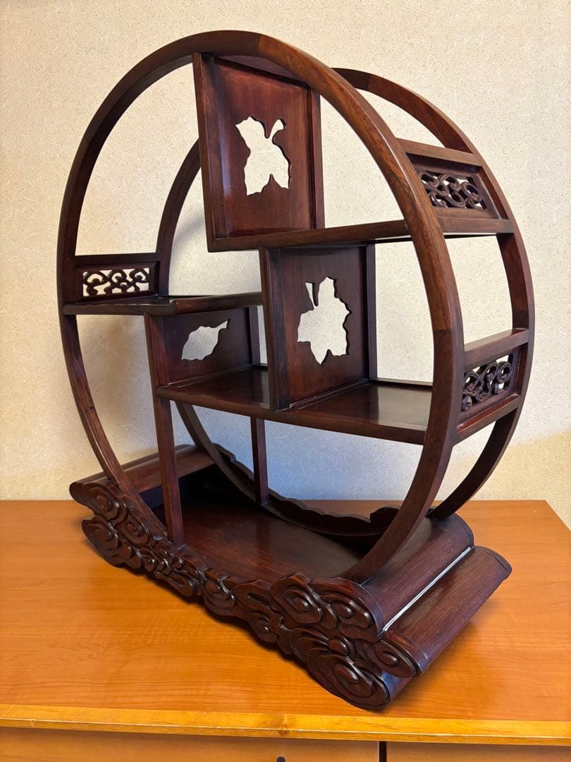 茶器棚　円形棚