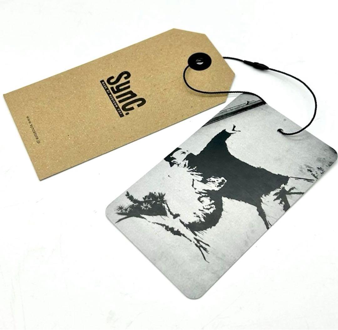 バンクシー カリモク インテリア 壁掛時計 フラワーボンバー 花束