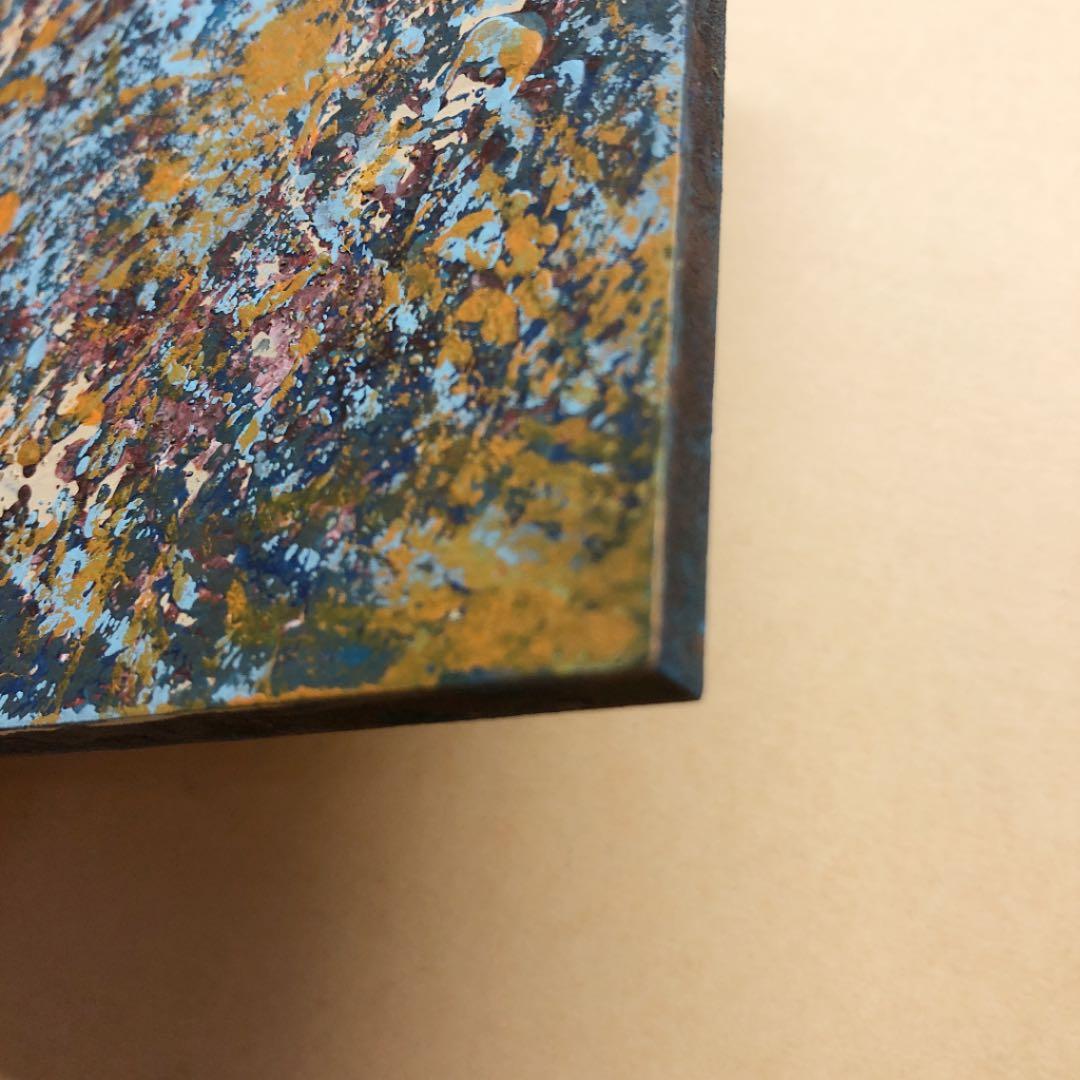 アクリル画 抽象画 地面 反対色 絵画 現代アート インテリア 自然 原画