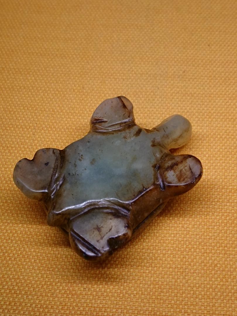 カメ　亀　玉石　古玩　オブジェ　置物　インテリア　工芸品　美術品　A1062