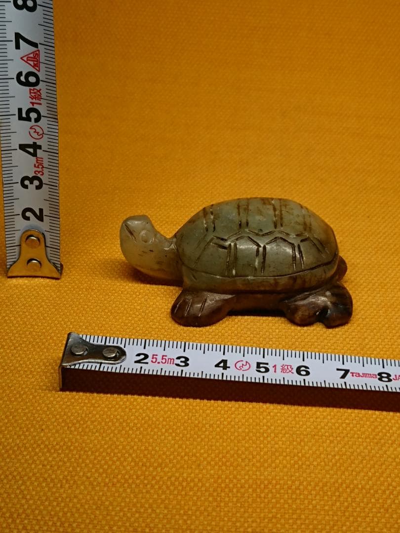カメ　亀　玉石　古玩　オブジェ　置物　インテリア　工芸品　美術品　A1062