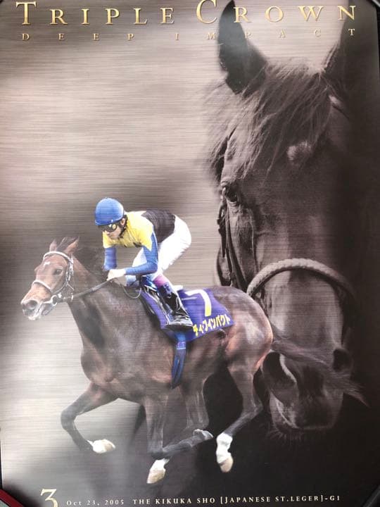武豊直筆サイン入りディープインパクト ポスター - メルカリ