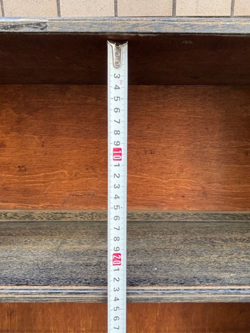 古い 木製 本棚 本箱 アンティークアトリエ本棚書棚飾り棚陳列棚店舗什器