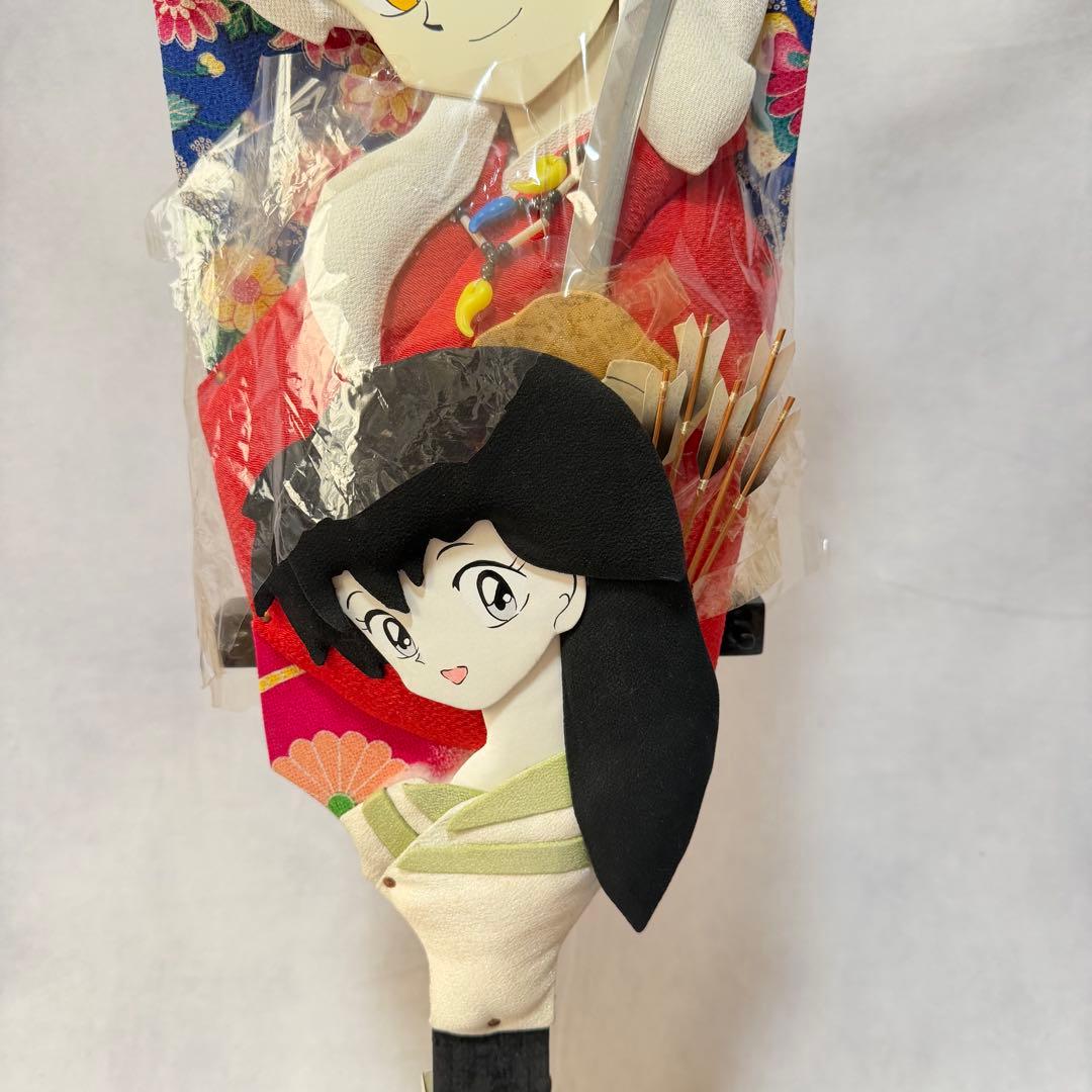 美品☆犬夜叉 江戸 押絵羽子板 高橋留美子 伝統工芸士 秀穂謹製