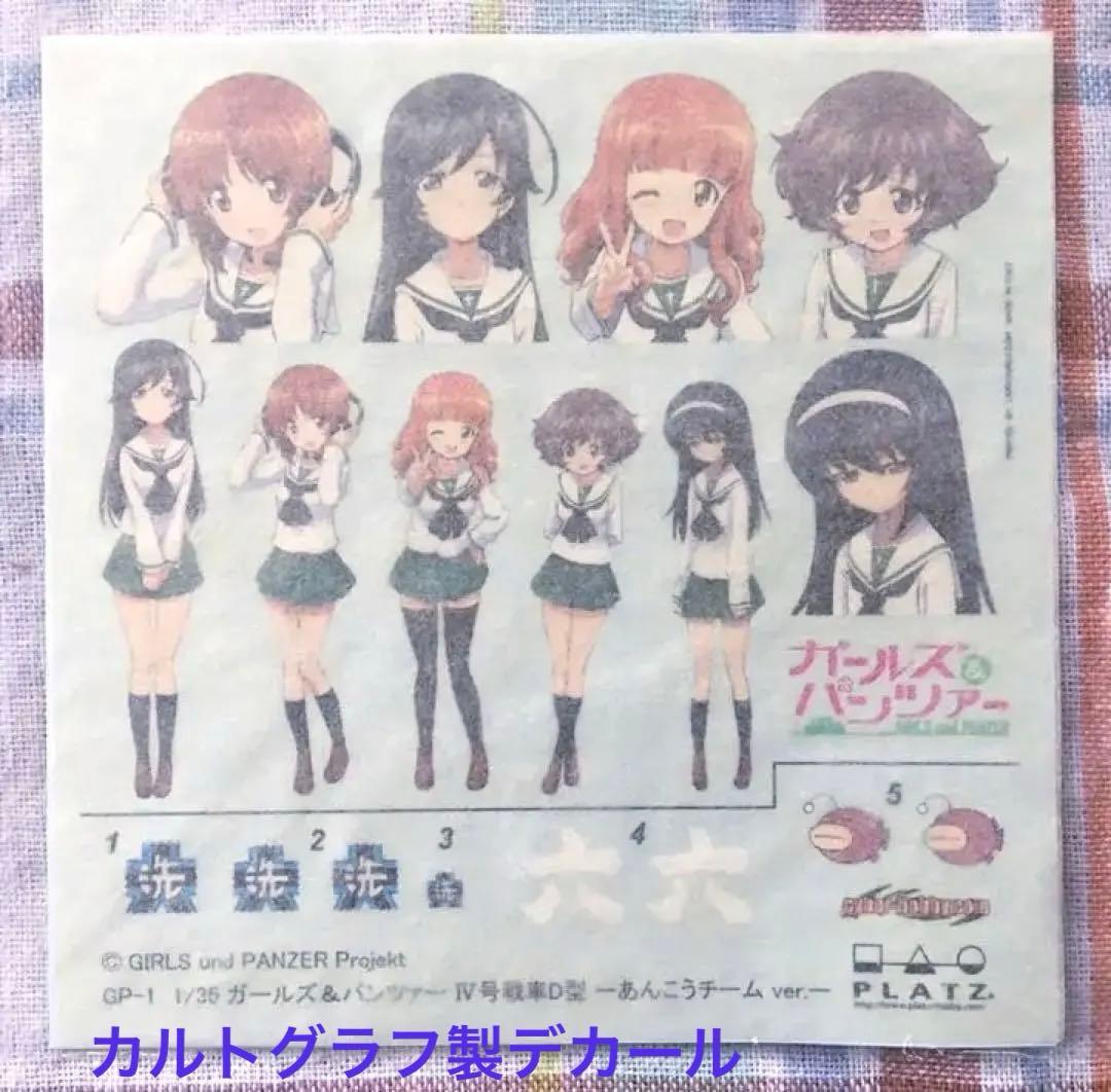 初版品 ガルパン 1/35 あんこうチーム 四号戦車D型 短砲身 w/みほ