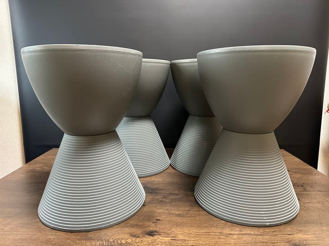 【Kartell カルテル 】 プリンスアハ モダン インテリア (グレー)4脚