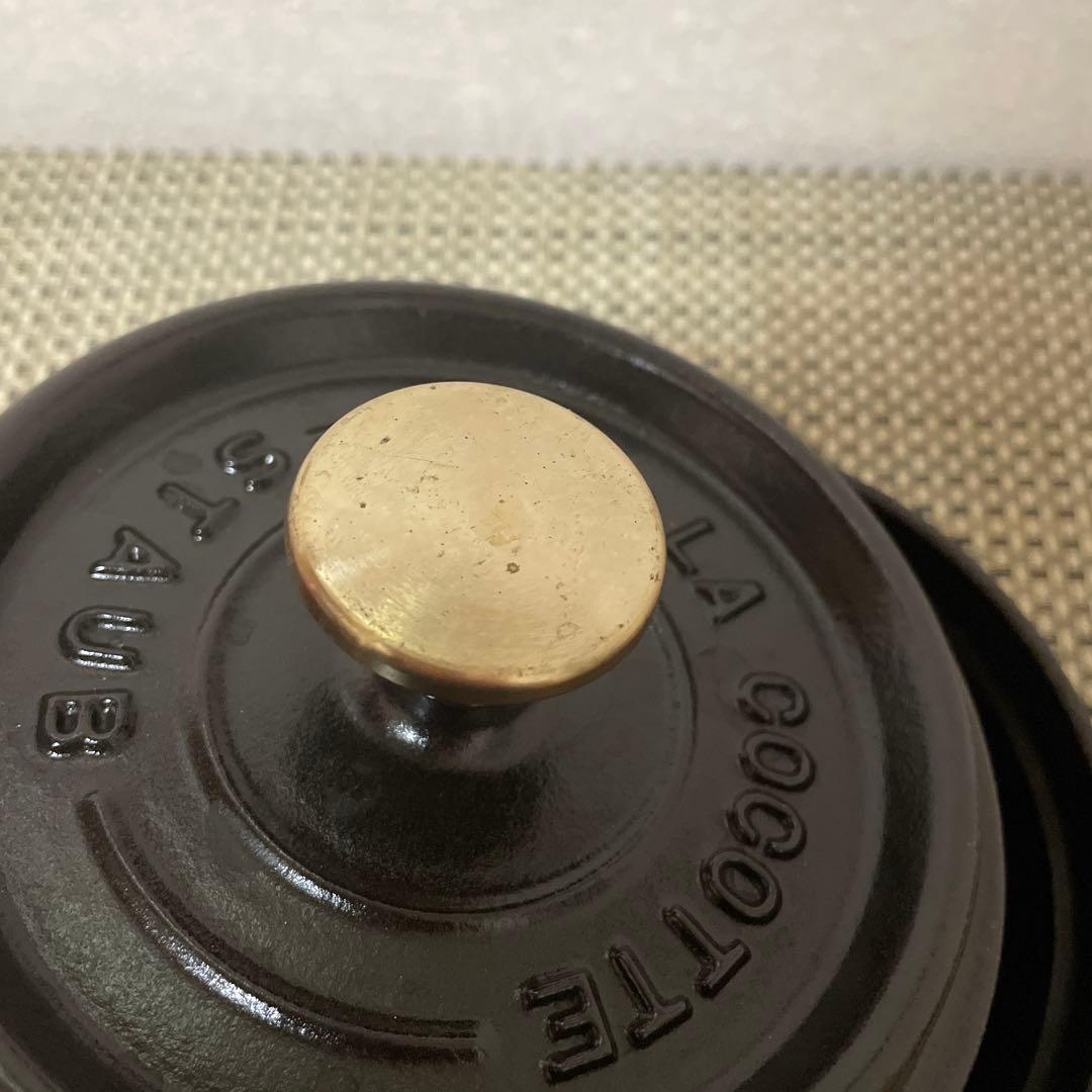 ストウブ ピコ・ココット ラウンド 14cm staub ブラック