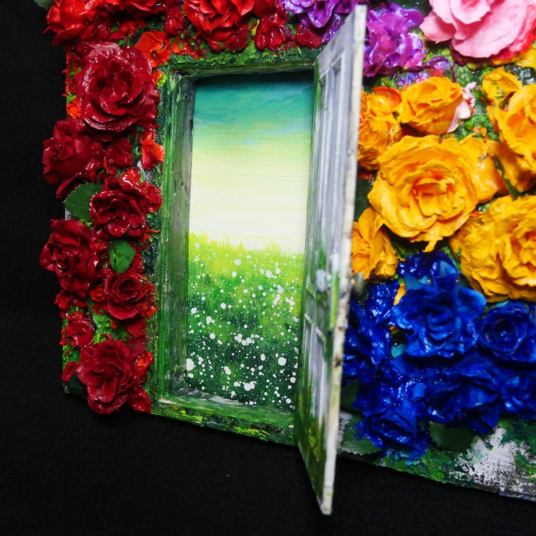 油絵 油彩 油彩画 絵画 絵【扉の先】