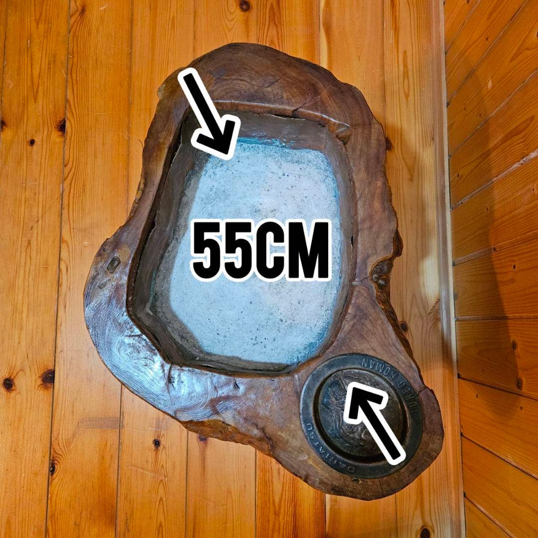 【メルカリ市！！！】囲炉裏　鉄茶瓶付　レトロ　欅