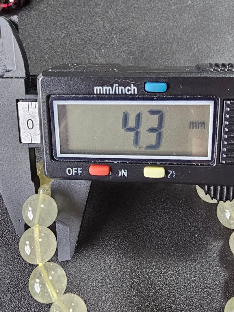 12.5mm・約10mm　リビアングラス　回紋珠　ブレスレット&ペンダントトップ