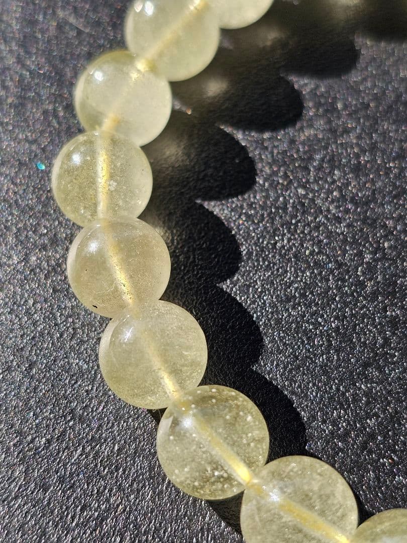 12.5mm・約10mm　リビアングラス　回紋珠　ブレスレット&ペンダントトップ